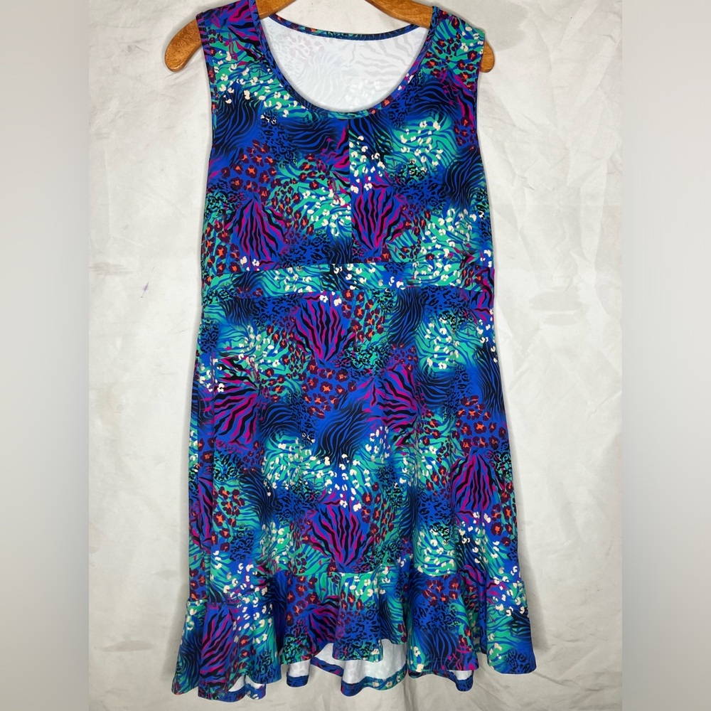 Dona Jo Up animal print tennis dress 3/ XL